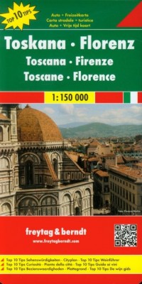 Toskania, Florencja mapa drogowa - okładka książki