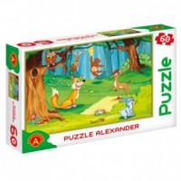 W lesie (puzzle - 60 elem.) - zdjęcie zabawki, gry