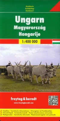 Węgry mapa drogowa (skala 1: 400 - okładka książki