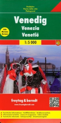 Wenecja plan miasta (skala 1: 5 - okładka książki