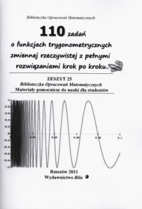 110 zadań o funkcjach trygonometrycznych - okładka książki