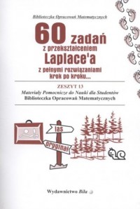 60 zadań z przekształceniem Laplace - okładka książki