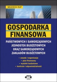 Gospodarka finansowa  państwowych - okładka książki