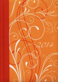Kalendarz 2014. Glamour (pomarańczowy) - okładka książki