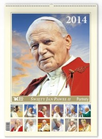 Kalendarz 2014. Jan Paweł II - okładka książki
