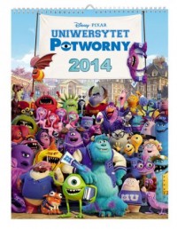 Kalendarz 2014. Uniwersytet Potworny - okładka książki