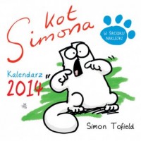 Kalendarz ścienny 2014. Kot Simona - okładka książki