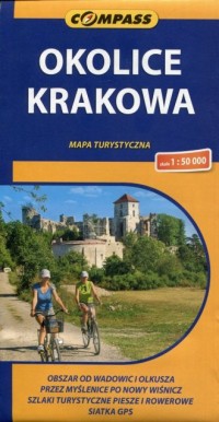 Okolice Krakowa. Mapa turystyczna - okładka książki