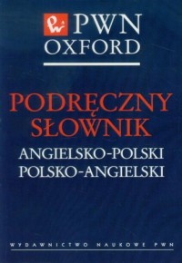 Podręczny słownik angielsko-polski, - okładka podręcznika