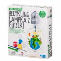 Recykling. Lampka z butelki - zdjęcie zabawki, gry