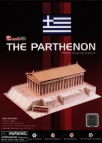 Świątynia. Parthenon (puzzle 3D) - zdjęcie zabawki, gry