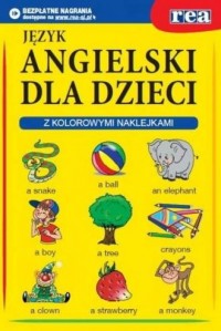 Angielski dla dzieci. Z kolorowymi - okładka podręcznika