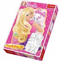 Barbie (puzzle maxi, 30 - elem.) - zdjęcie zabawki, gry
