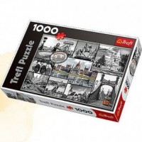 Budapeszt kolaż (puzzle 1000 - - zdjęcie zabawki, gry