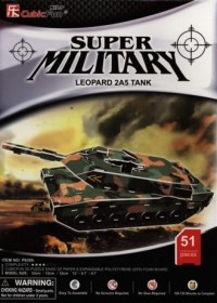 Czołg Leopard 2A5 (puzzle 3D) - zdjęcie zabawki, gry