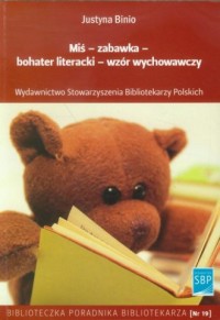 Miś - zabawka - bohater literacki - okładka książki