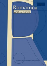 Romanica Wratislaviensia LX. Alterites, - okładka książki