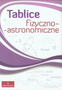 Tablice fizyczno-astronomiczne - okładka podręcznika