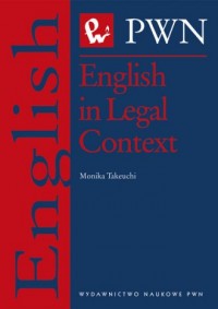 English in Legal Context - okładka podręcznika