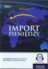 Import pieniędzy - pudełko audiobooku