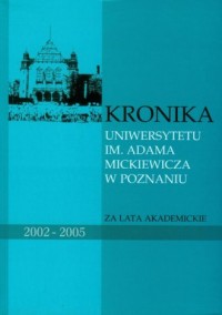 Kronika Uniwersytetu im. Adama - okładka książki