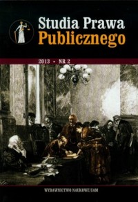 Studia Prawa Publicznego 2/2013 - okładka książki