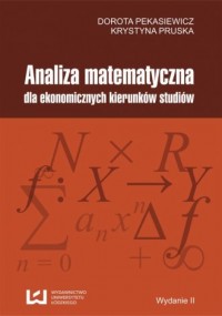 Analiza matematyczna dla ekonomicznych - okładka książki