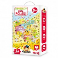 Mapa Polski (puzzle) - zdjęcie zabawki, gry