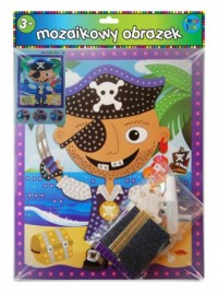 Pirat. Mozaikowy obrazek - zdjęcie zabawki, gry
