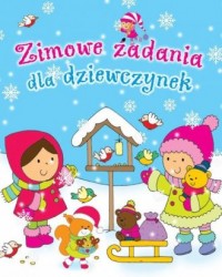 Zimowe zadania dla dziewczynek - okładka książki