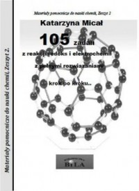 105 zadań z reakcji redoks i elektrochemii - okładka książki