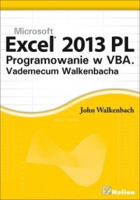 Excel 2013 PL. Programowanie w - okładka książki