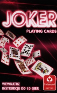 Joker karty do gry (55 listków) - zdjęcie zabawki, gry