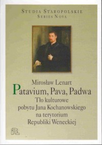 Patavium, Pava, Padwa. Tło kulturowe - okładka książki