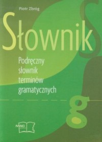 Podręczny słownik terminów gramatycznych - okładka książki