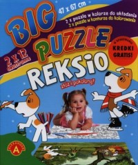 Reksio (puzzle maxi 2x12-elem.) - zdjęcie zabawki, gry