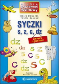 Syczki s, z, c, dz - okładka książki