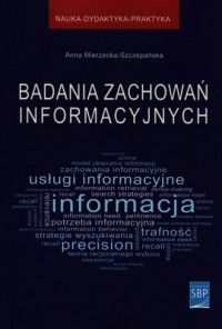 Badania zachowań informacyjnych. - okładka książki