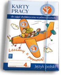 Lecimy z pomocą 4. Język polski. - okładka podręcznika