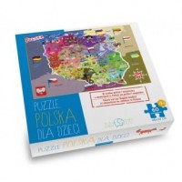 Polska dla dzieci (puzzle 60-elem.) - zdjęcie zabawki, gry