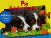 Psy. Książka z puzzlami - okładka książki