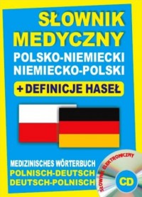 Słownik medyczny polsko-niemiecki - okładka podręcznika