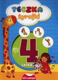 Teczka Żyrafki 4-latka - okładka książki