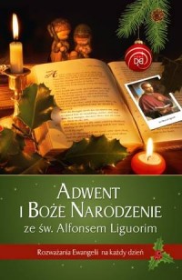 Adwent i Boże Narodzenie ze św. - okładka książki