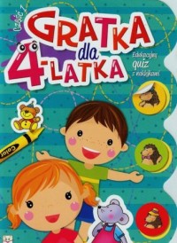 Gratka dla 4-latka cz. 1. Edukacyjny - okładka książki