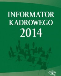 Informator kadrowy 2014 - okładka książki
