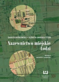 Nazewnictwo miejskie Łodzi - okładka książki