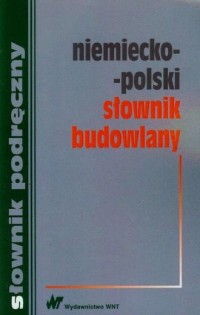 Niemiecko-polski słownik budowlany - okładka podręcznika