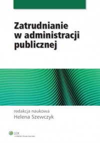 Zatrudnianie w administracji publicznej - okładka książki