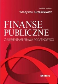 Finanse publiczne z elementami - okładka książki